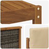  Set vanjskih sofa 6 kom. Prirodna | shoptok.hr