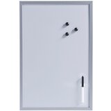 ZELLER magnetna ploča za pisanje (60 cm x 40 cm x 14 mm, metal, srebrne boje, null) Cijene