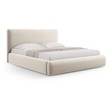 Cosmopolitan Design Bež tapecirani bračni krevet s prostorom za odlaganje s podnicom 140x200 cm Colonel – | shoptok.hr