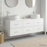  Set namještaja za kupaonicu 3 kom. Bijela 49,5 x 44,5 x 66 cm | shoptok.hr