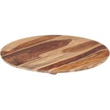 Stolna ploča od masivnog drva šišama okrugla 25 - 27 mm 40 cm | shoptok.hr