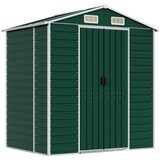 vidaXL Vrtna lopa zelena 191x130x198 cm pocinkano jeklo, (20956259) | Shoptok.si