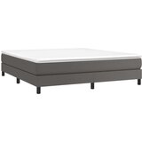  Za krevet s oprugama sivi 180x200 cm od umjetne kože | shoptok.hr