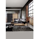 MID.YOU omara z drsnimi vrati, barve grafita, barve hrasta | Shoptok.si