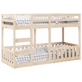  Krevet na kat 75 x 190 cm od masivne borovine | shoptok.hr