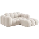 Cosmopolitan Design Krem kutna garnitura od šenila (s desnim kutom/s ležaljkom) Treno – | shoptok.hr