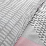 Catherine Lansfield Ružičasta posteljina za bračni krevet/za produženi krevet 230x220 cm Larsson Geo – | shoptok.hr