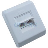  Nadometna vtičnica Cat5e 2xRJ45 | Shoptok.si