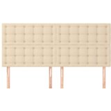  Uzglavlja 4 kom krem 80x5x78/88 cm od tkanine | shoptok.hr