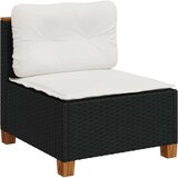 vidaXL 10-dijelni set vrtnih sofa s jastucima crni od poliratana | shoptok.hr
