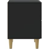  Noćni ormar s ladicama Crna 43 x 34,5 x 48 cm Konstruirano drvo | Eponuda.ba