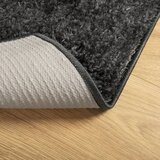  Tepih ISTAN visokih vlakana sjajni izgled antracit 140 x 200 cm | shoptok.hr