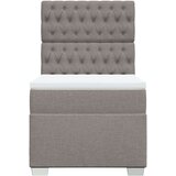 vidaXL box spring postelja z vzmetnico taupe 80x200 cm blago, (21291271) | Shoptok.si