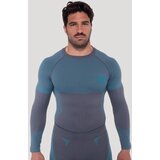 GymBeam OG1 Seamless Longsleeve Grey/Blue M | Eponuda.com