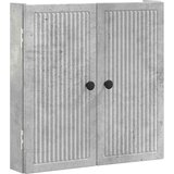 Kabinet za mete EDE Betonska siva 52,5 x 10,5 x 53,5 cm Slike