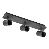 Gtv stropna svetilka VENETO 3xGU10 230V IP20, črna, (21643743) Cene