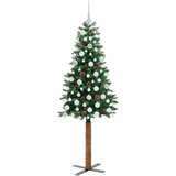 vidaXL Ožja jelka med 300 LED Zelena 180 cm PVC in trden bor | Shoptok.si