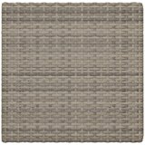  Sklopivi bistro stol sivi 55 x 54 x 71 cm od poliratana | shoptok.hr