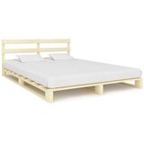  Okvir za krevet od paleta od masivne borovine 140 x 200 cm | shoptok.hr