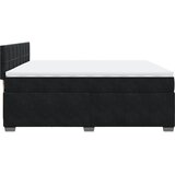  Krevet s oprugama i madracem crni 200x200 cm baršunasti | shoptok.hr