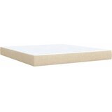  Krevet s oprugama i madracem krem 180x200 cm od tkanine | shoptok.hr