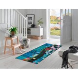 wash+dry TEKAČ Stadt in Blau 75/190 cm potiskano modra, večbarvno | Shoptok.si