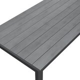 Ambia Garden VRTNA MIZA kovina, umetna masa siva, temno siva | Shoptok.si