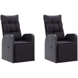  5-dijelni vrtni blagovaonski set crni | shoptok.hr