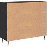  Kreveta Crni hrast 90 x 34 x 80 cm Konstruirano drvo | shoptok.hr