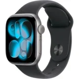 watch series 11 gps 42mm space grey aluminium case with black sport band MEQW4 m/l