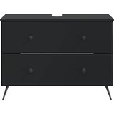  Kupaonski ormarić za sudoper BREDA Crna 82 x 41 x 59 cm | shoptok.hr