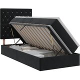  Krevet s madracem i skladištem Crna 100 x 200 cm Baršun | shoptok.hr