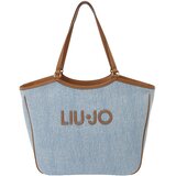 Liu Jo Nakupovalna torba moder denim / rjava Cene