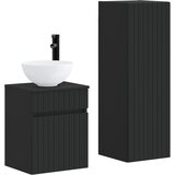  Set namještaja za kupaonicu 2 kom. Crna 33 x 34,5 x 100 cm | shoptok.hr