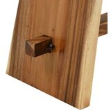  Kupaonska stolica Prirodna 50 x 30 x 45 cm Prirodno drvo | shoptok.hr