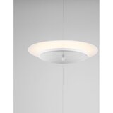 Nova Luce Mat bela aluminijasta LED zatemnitvena stoječa svetilka (višina 330 cm) Olos – | Shoptok.si