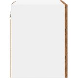  Viseći ormarić Riga 2 pcs Beton siva i bijela 40 x 31 x 40 cm | shoptok.hr