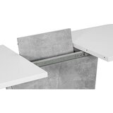  Stol CALIPSO - laminirana ploča - sivi kamen/bijeli | shoptok.hr