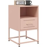 vidaXL Nočna omarica 2 kosa roza 36x39x60,5 cm jeklo | Shoptok.si