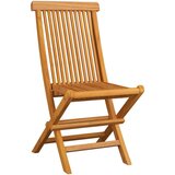  Vrtni stoli s taupe blazinami 2 kosa trdna tikovina, (20661558) | Shoptok.si