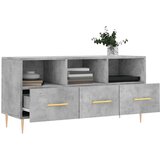 TV ormarić boja betona 102 x 36 x 50 cm od konstruiranog drva | shoptok.hr