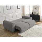 Bobochic Paris Temno siva raztegljiva sedežna garnitura iz rebrastega žameta 257 cm Lucien – | Shoptok.si