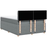  Krevet box spring s madracem svjetlosiva 160x200 cm tkanina | shoptok.hr