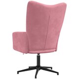  Stolica za opuštanje ružičasta baršunasta | shoptok.hr