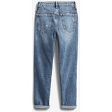 GAP Distressed Girlfriend Washwell™ Jeans otroške Modra | Shoptok.si