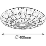 Rabalux marvel plafonska lampa D40 E27 2x60W klasična rasveta | Eponuda.com