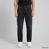 Jeans Js) Jeremiah Man Denim Black Used Black Črna