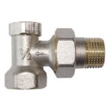 Shumee RADIATORSKI VENTIL Z FITINGOM ZA JEKLENE CEV, KOTNI, POVRAT 1/2, (21386091) | Shoptok.si