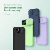 Nillkin Maska za iPhone 15 Plus CamShield Silky Magnetic crna | ePonuda.com
