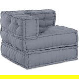  4-sjedalni modularni pouf sofa konvertibilna siva tkanina | shoptok.hr